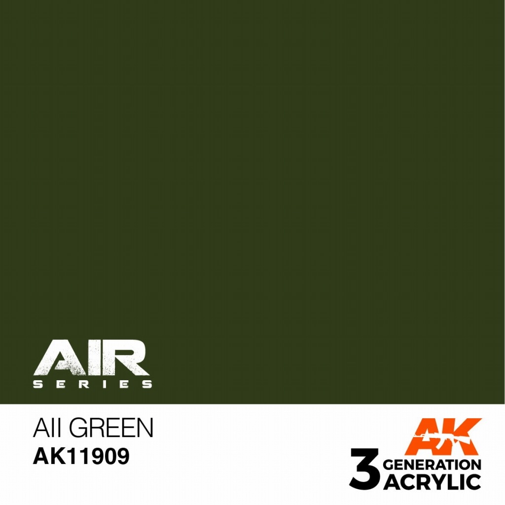 AK11909 AII グリーン【AKアクリル3G AIR (サードジェネレーション)】|塗料|ツール＆マテリアル