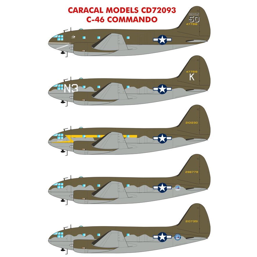 1/72 米・カーチスC-46Dコマンドー双発輸送機・JASDF航空自衛隊 1/72