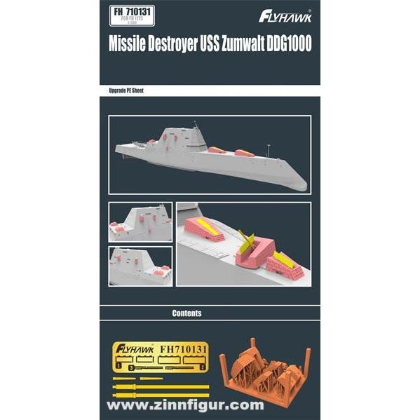 710131)米海軍 ミサイル駆逐艦 DDG-1000 ズムウォルト用