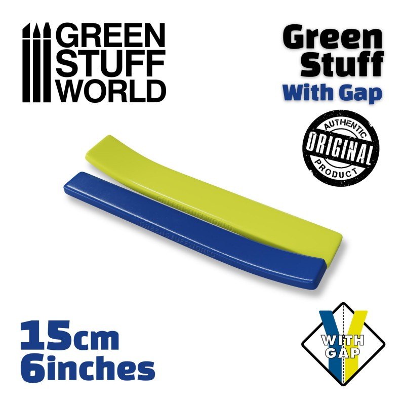 【再入荷】GSWD-9864 エポキシパテ 15cm（グリーン）GAP仕様|素材|ツール＆マテリアル