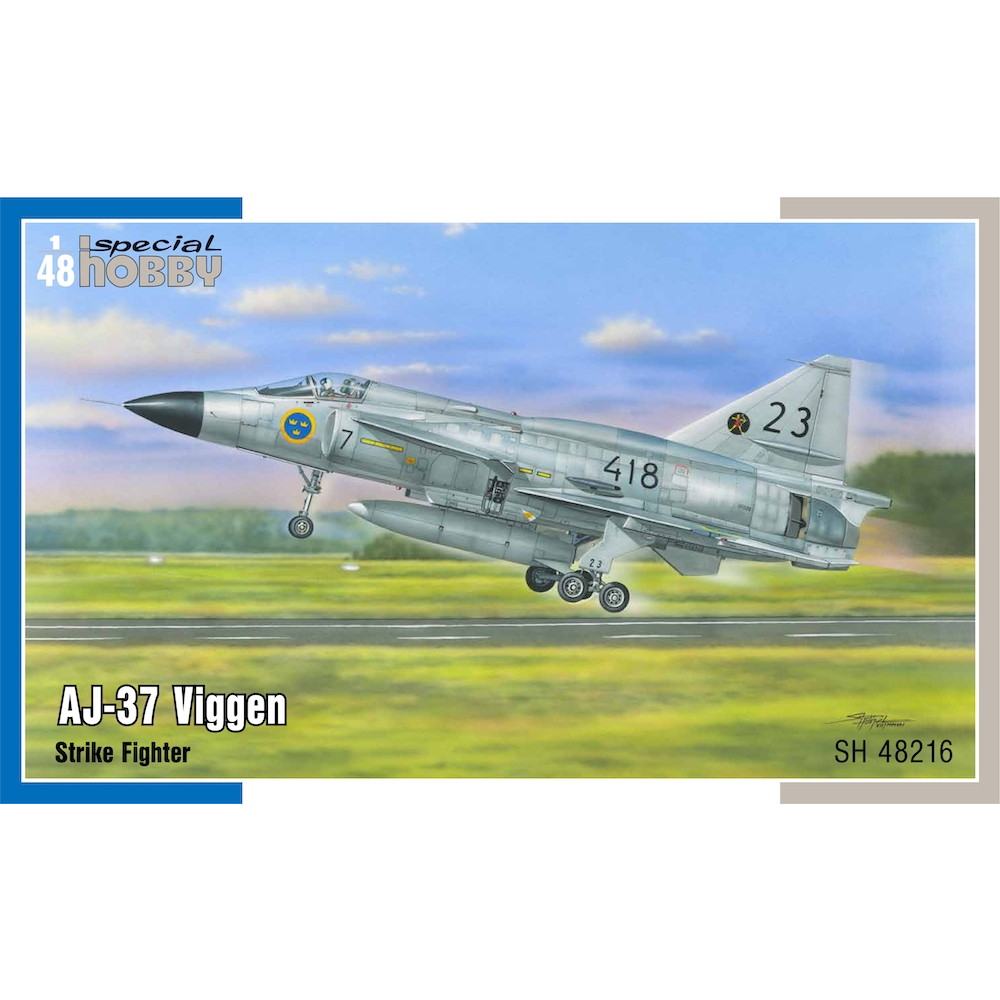48216 1/48 サーブ AJ-37 ビゲン 戦闘攻撃機|大戦後の飛行機モデル|飛行機