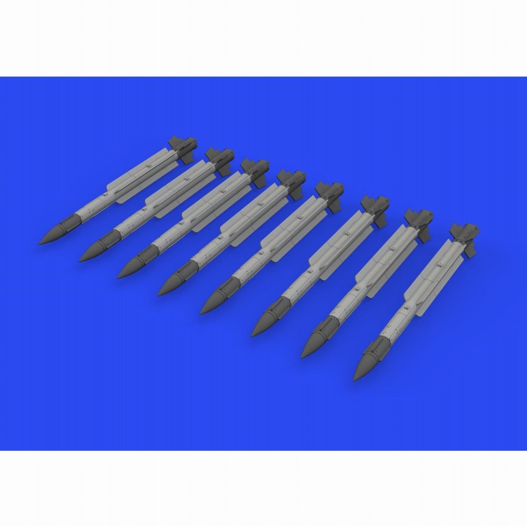 ブラッシン648749 1/48 MICA RFレーダー誘導空対空ミサイル (8個入り)|飛行機用パーツ|飛行機