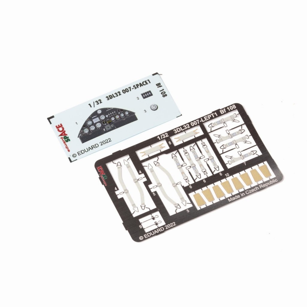 3DL32007 1/32 ��å�������ߥå� Bf108 �����ա��� �����ڡ���������3D�ǥ�����w/���å��󥰥ѡ��ĥ��å�(���ǥ奢�����)
