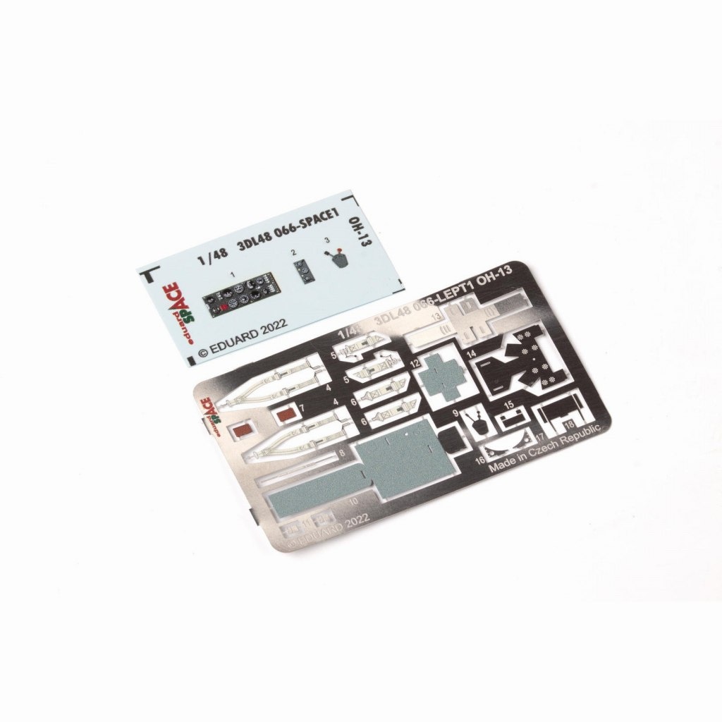 3DL48066 1/48 �٥� OH-13 ���� �����ڡ���������3D�ǥ�����w/���å��󥰥ѡ��ĥ��å� (���������)