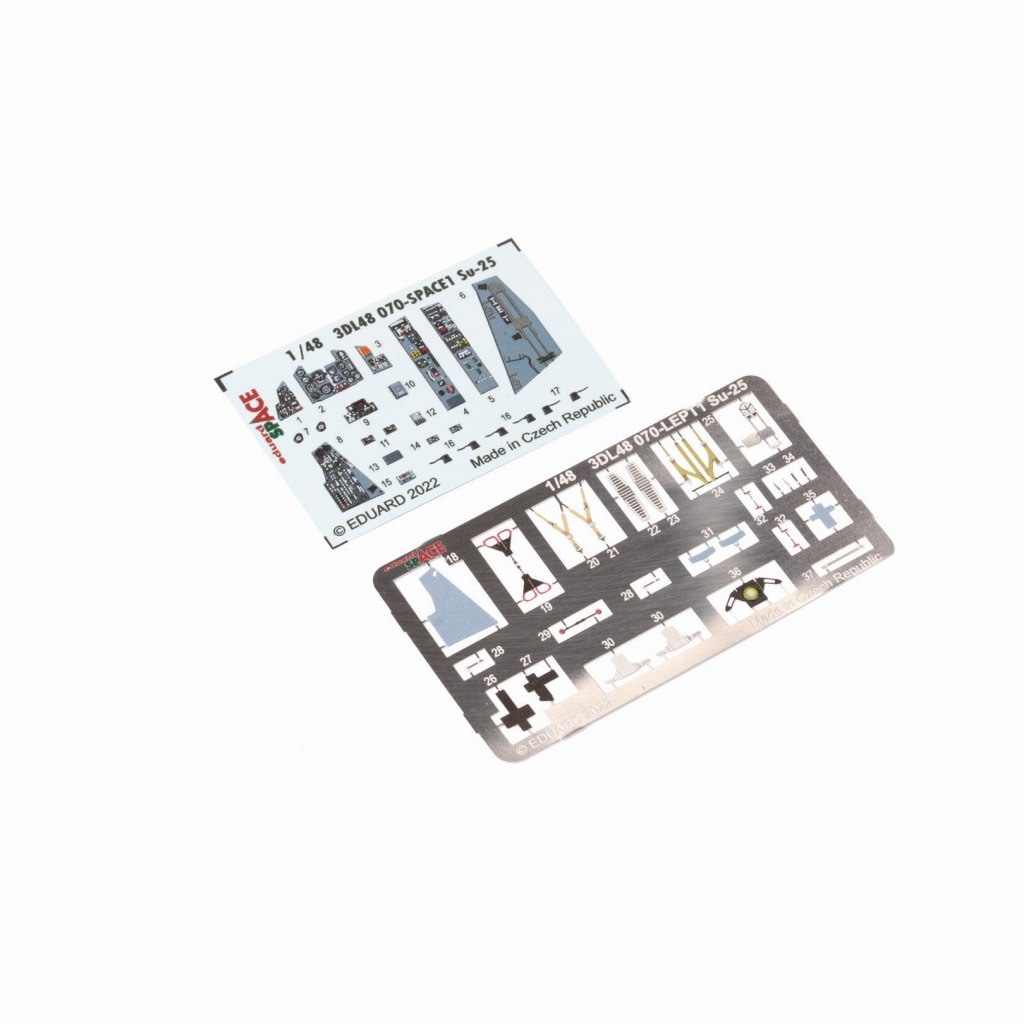 3DL48070 1/48 ���ۡ��� Su-25 �ե��å��եå� �����ڡ���������3D�ǥ�����w/���å��󥰥ѡ��ĥ��å� (���٥�����)