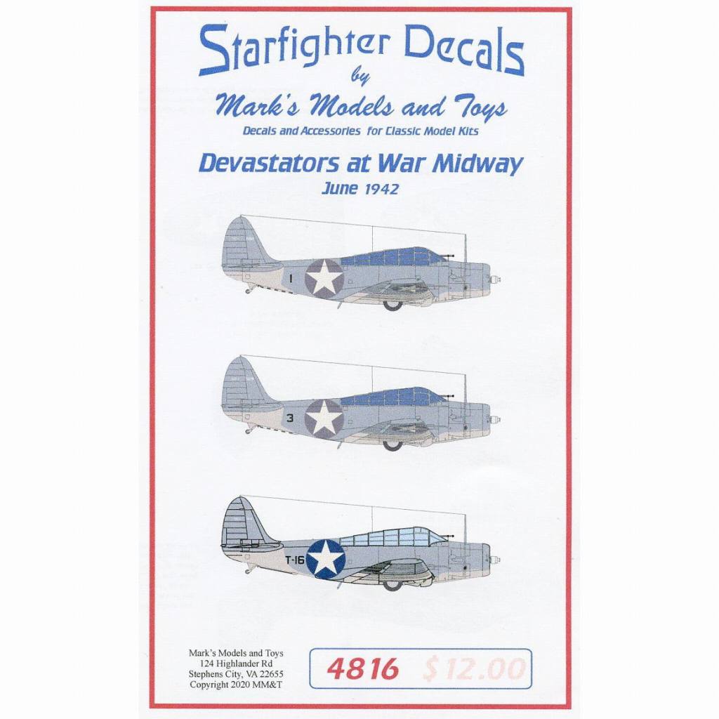 G.W.H 1/48 米海軍 TBD-1 デバステイター 1942 ミッドウェー TBD-1 デバステーター VT-8 ミッドウェイ1942 (プラモデル