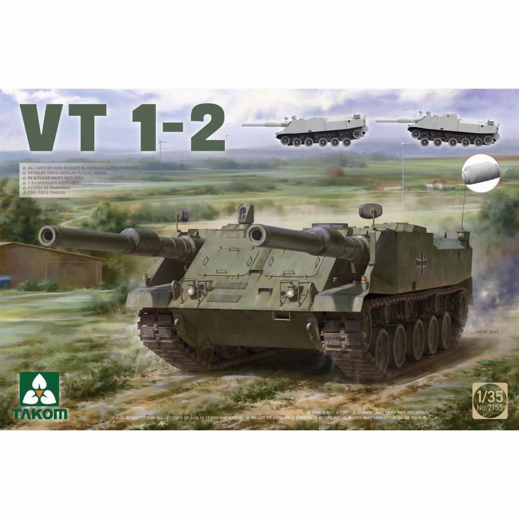 Amazon | タコム(TAKOM) 1/35 西ドイツ軍 VT 1-2 主力戦車