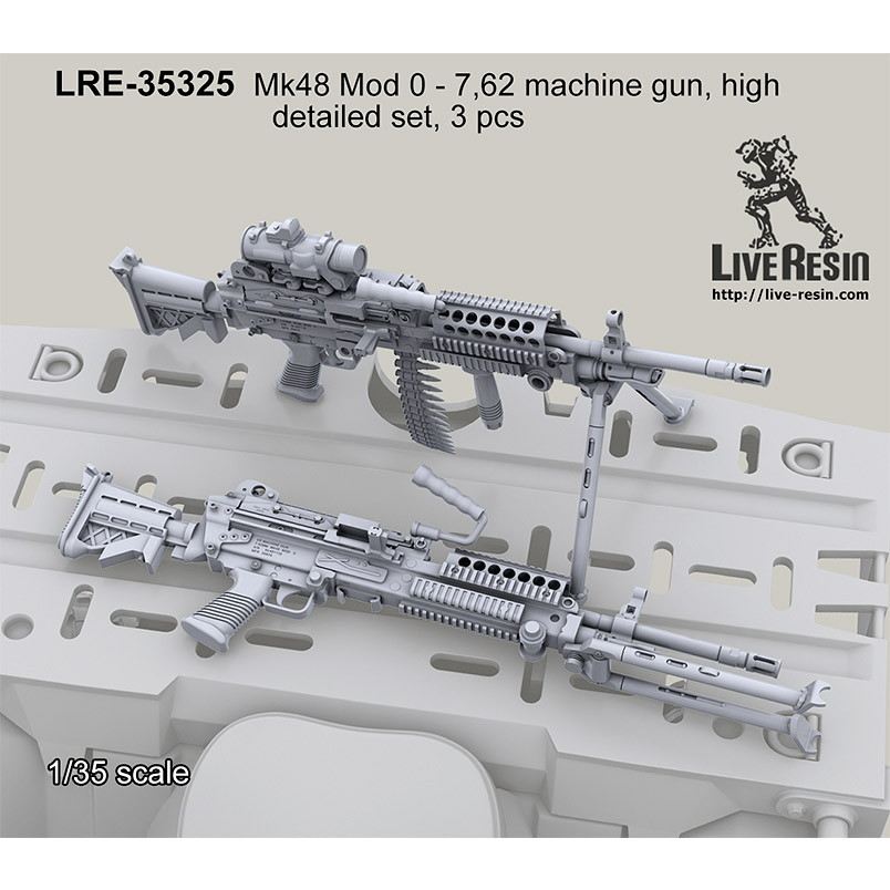 LRE-35325 Mk48 Mod 0 - 7,62 machine gun, high detailed set|AFV用パーツ|AFV