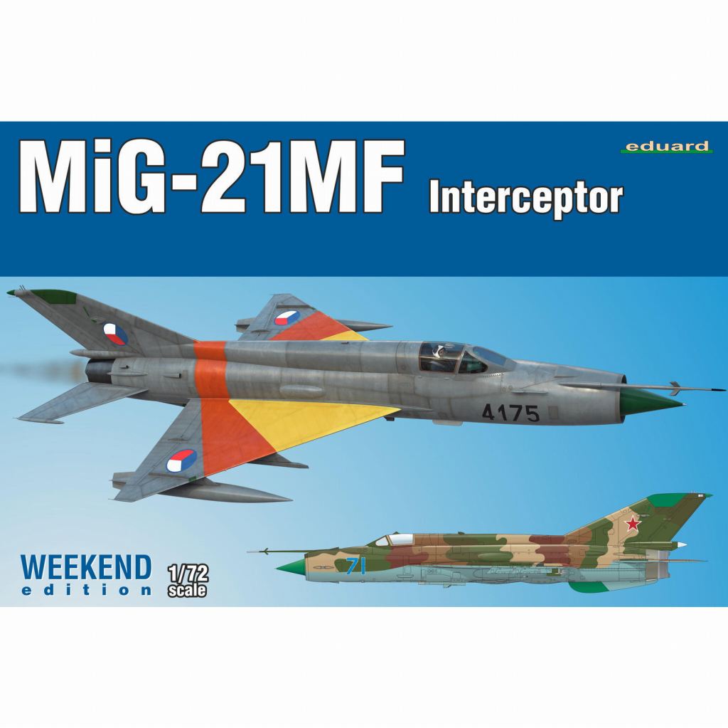 7453 ミグ MiG-21MF フィッシュベッド 迎撃機型 ウィークエンドエディション|大戦後の飛行機モデル|飛行機