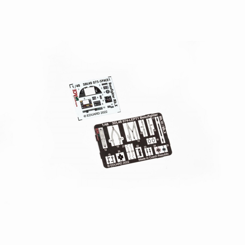 3DL48075 1/48 ボーファイター Mk.X 「スペース」内装3Dデカールw/エッチングパーツセット (タミヤ用)|飛行機用パーツ|飛行機