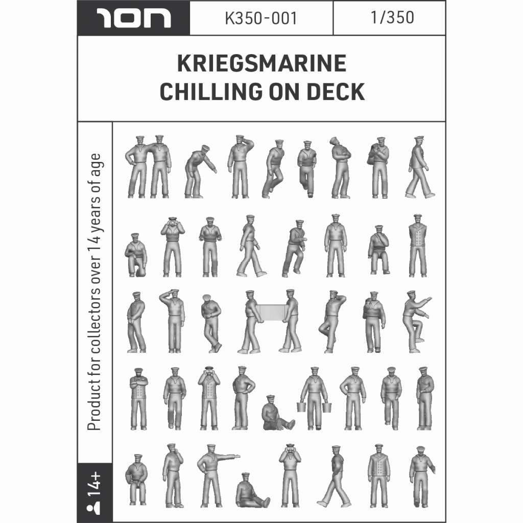 K350-001 ドイツ海軍 乗組員 待機中 | イオンモデル ION MODEL