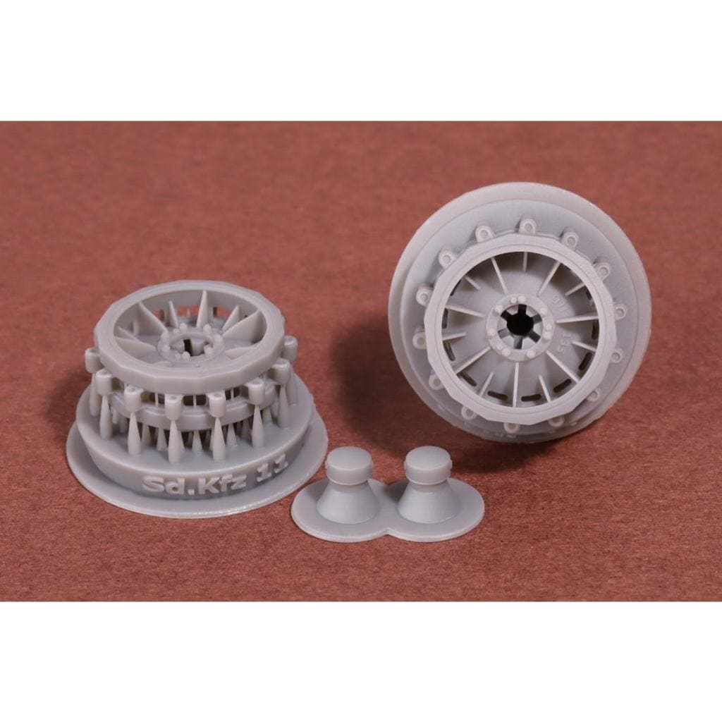 3D007 1/35 Sd.Kfz.11/Sd.Kfz.251 ドライブスプロケット(多角形型ゴム)|AFV用パーツ|AFV