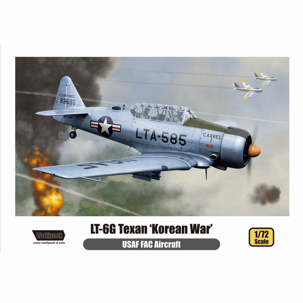 【再入荷】WP17211 1/72 ノースアメリカン LT-6G テキサン  朝鮮戦争 |大戦後の飛行機モデル|飛行機