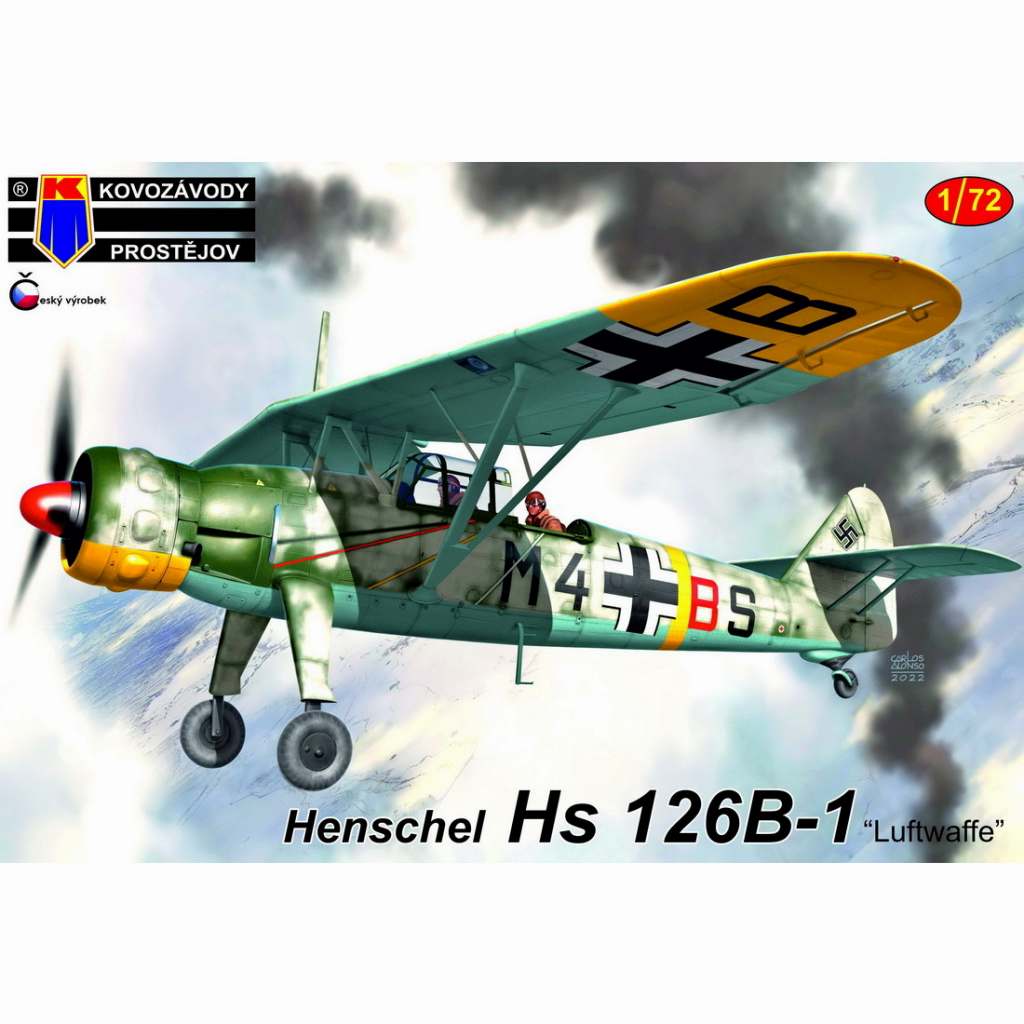KPM0336 1/72 ヘンシェル Hs126B-1 「ドイツ空軍」|第二次大戦の飛行機モデル|飛行機