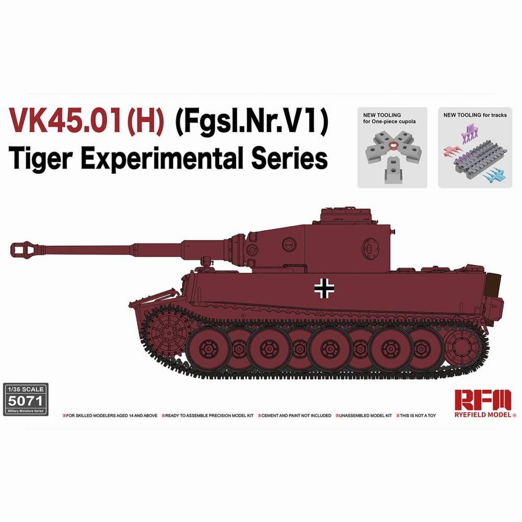 5071 1/35 VK45.01(H) (Fgsl.Nr.V1) ティーガーI ヘンシェル試作型|第二次大戦のAFVモデル|AFV