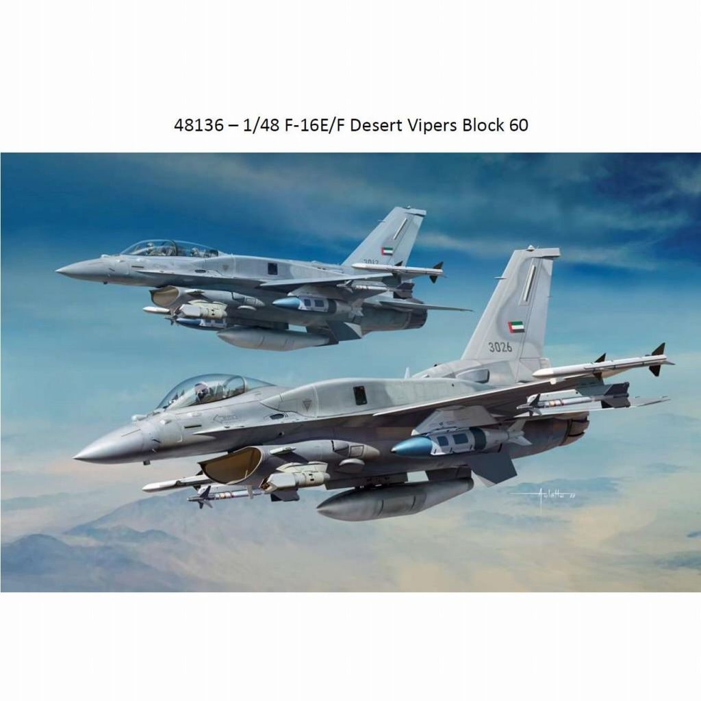 K48136 1/48 F-16E/F ブロック60 UAE|大戦後の飛行機モデル|飛行機