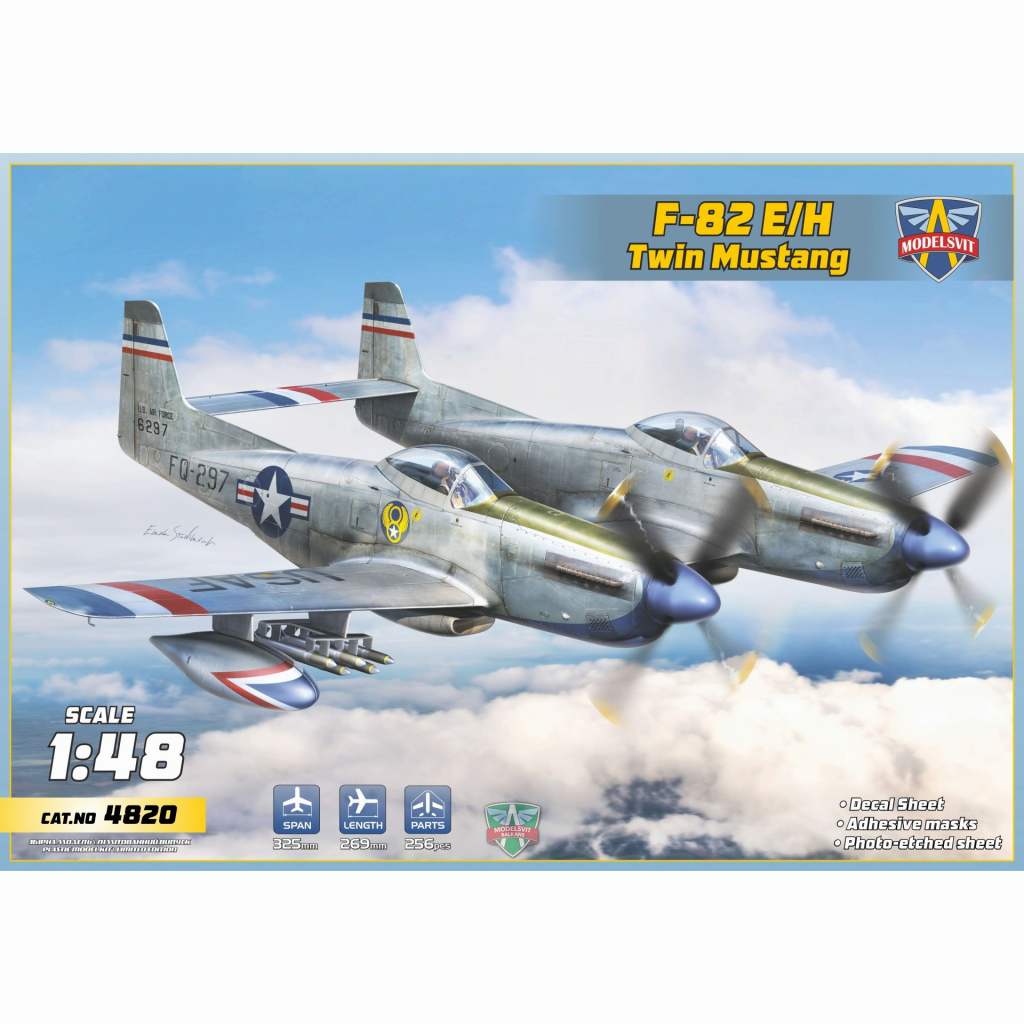 Modelsvit 1/48 F-82G ツインマスタング 完成品 - 模型工房M