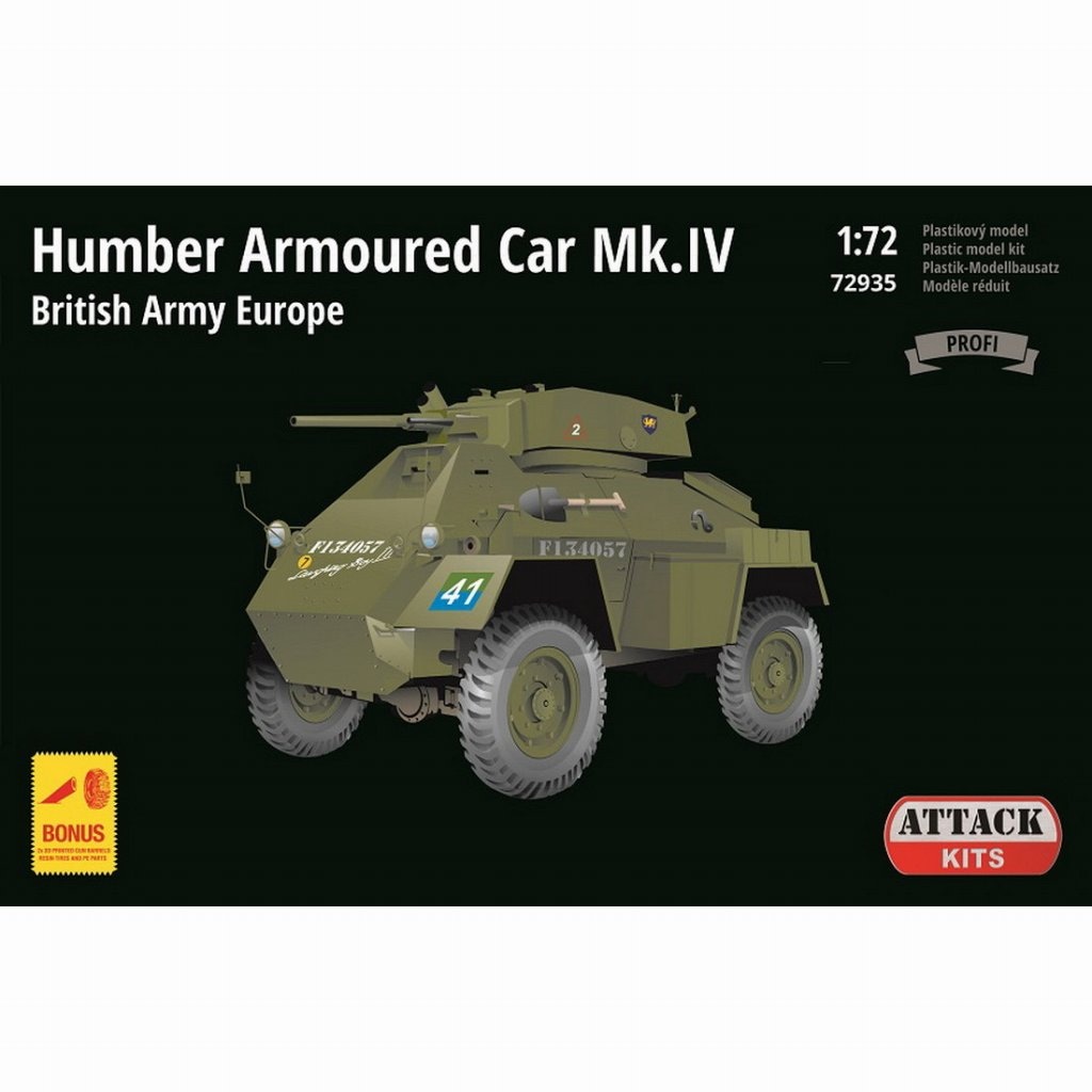72935 1/72 ハンバー装甲車 Mk.IV ヨーロッパ戦線イギリス軍|第二次大戦のAFVモデル|AFV