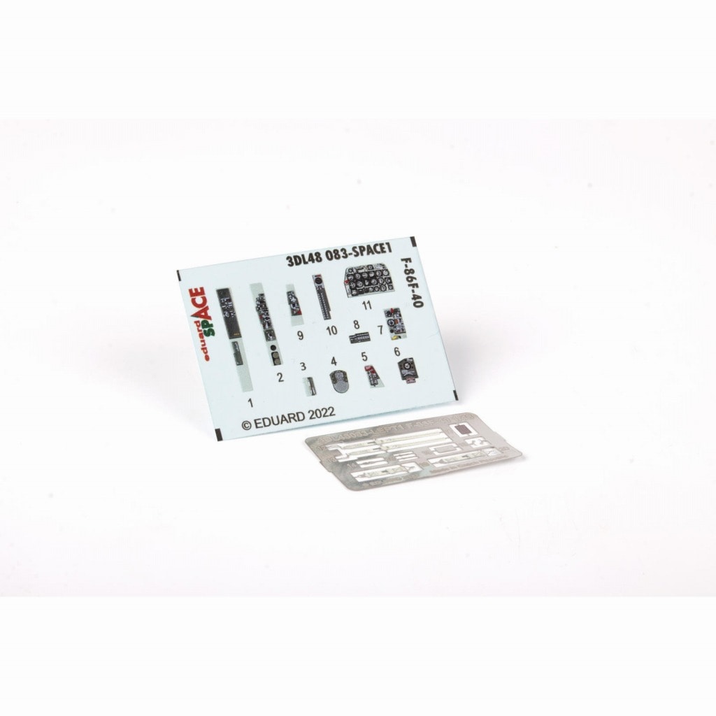 3DL48083 1/48 F-86F-40 �����ڡ���������3D�ǥ����� w/���å��󥰥ѡ��ĥ��å� (�����ե��å�����)