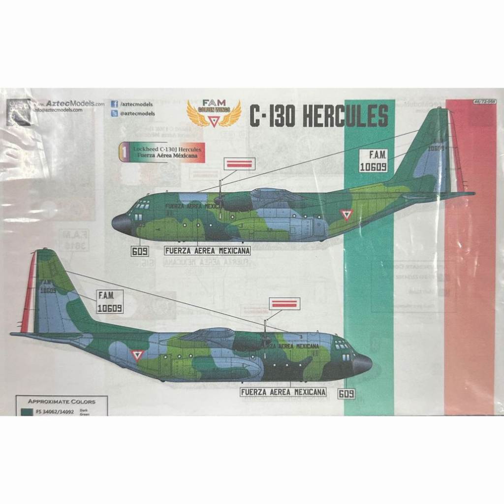 AZD72058 Lockheed C-130 Hercules Mexican Air Force