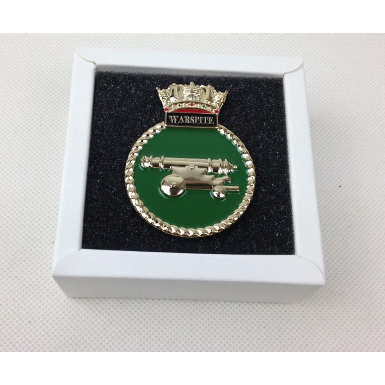 HY004 英国海軍 戦艦 ウォースパイト 紋章 (縦約55mm) | シップヤード