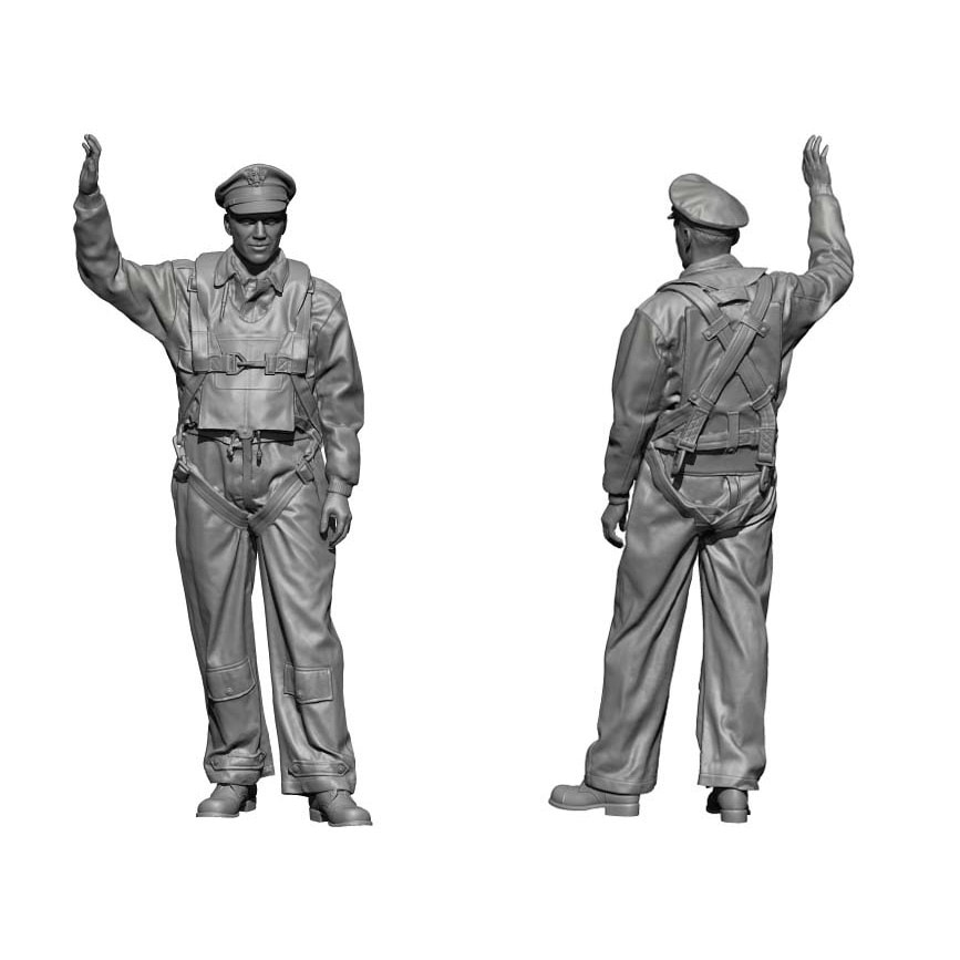 再入荷】LF4818 WWII アメリカ 爆撃機パイロット 立ちポーズ