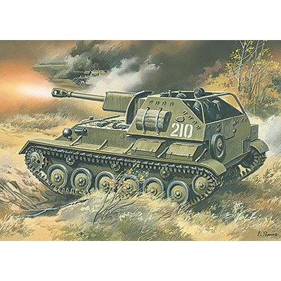 308 SU-76M 自走砲 オープントップ戦闘室|第二次大戦のAFVモデル|AFV
