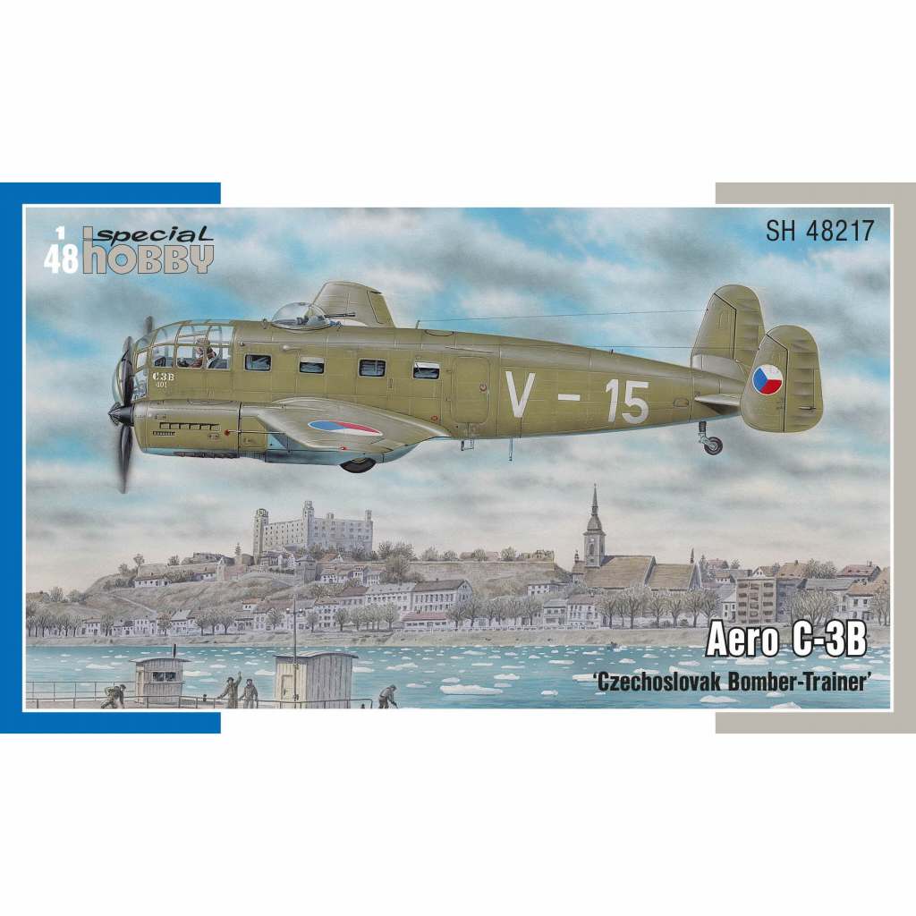 48217 1/48 アエロ C-3B 「チェコスロバキア爆撃手練習機」|大戦後の飛行機モデル|飛行機