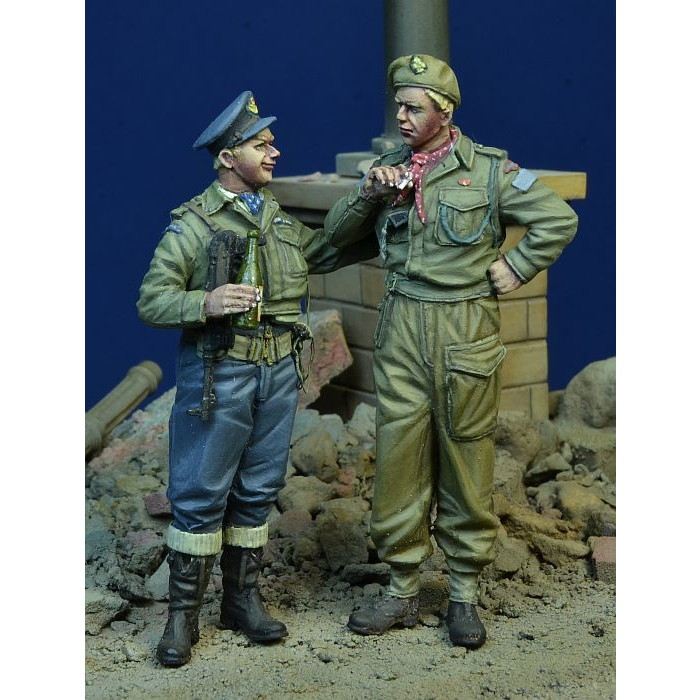 72052 WWII 日本陸軍航空隊 パイロットと整備兵 | レッド