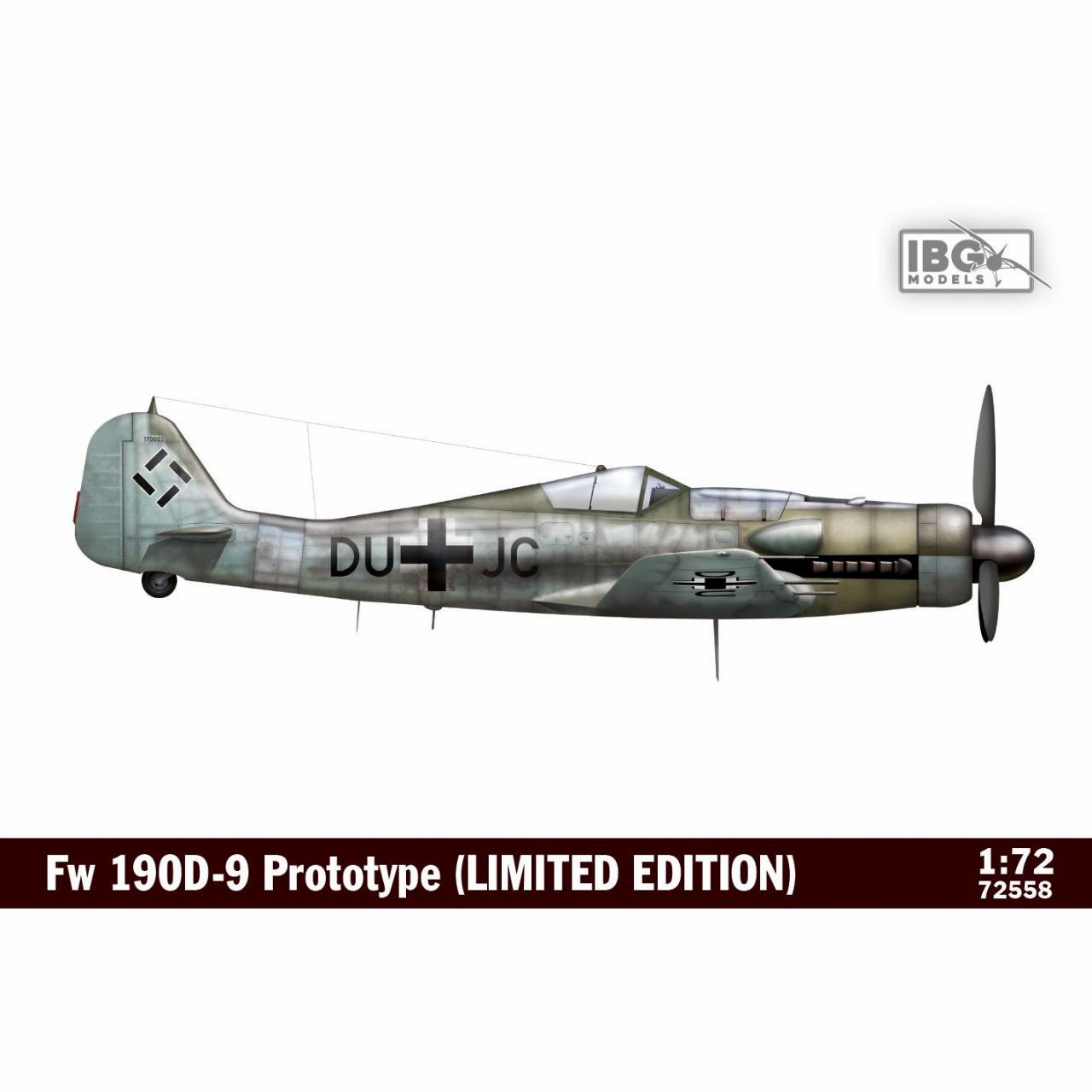 72558 フォッケウルフ Fw190D-9 プロトタイプ 限定版|第二次大戦の飛行機モデル|飛行機