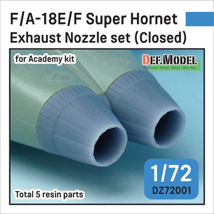 DZ72001 1/72 ボーイング F/A-18E/F/G スーパーホーネット用排気ノズル クローズ(アカデミー用) 【ネコポス規格外】|飛行機用パーツ|飛行機