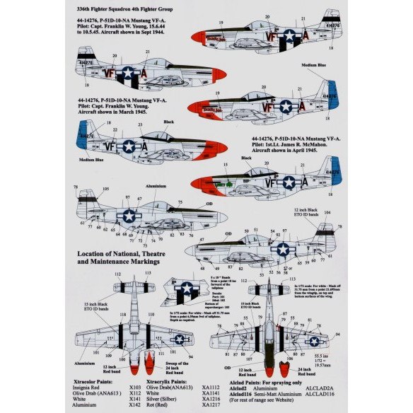 X72099 P-51 �ॹ���� 8th AF 4th FG
