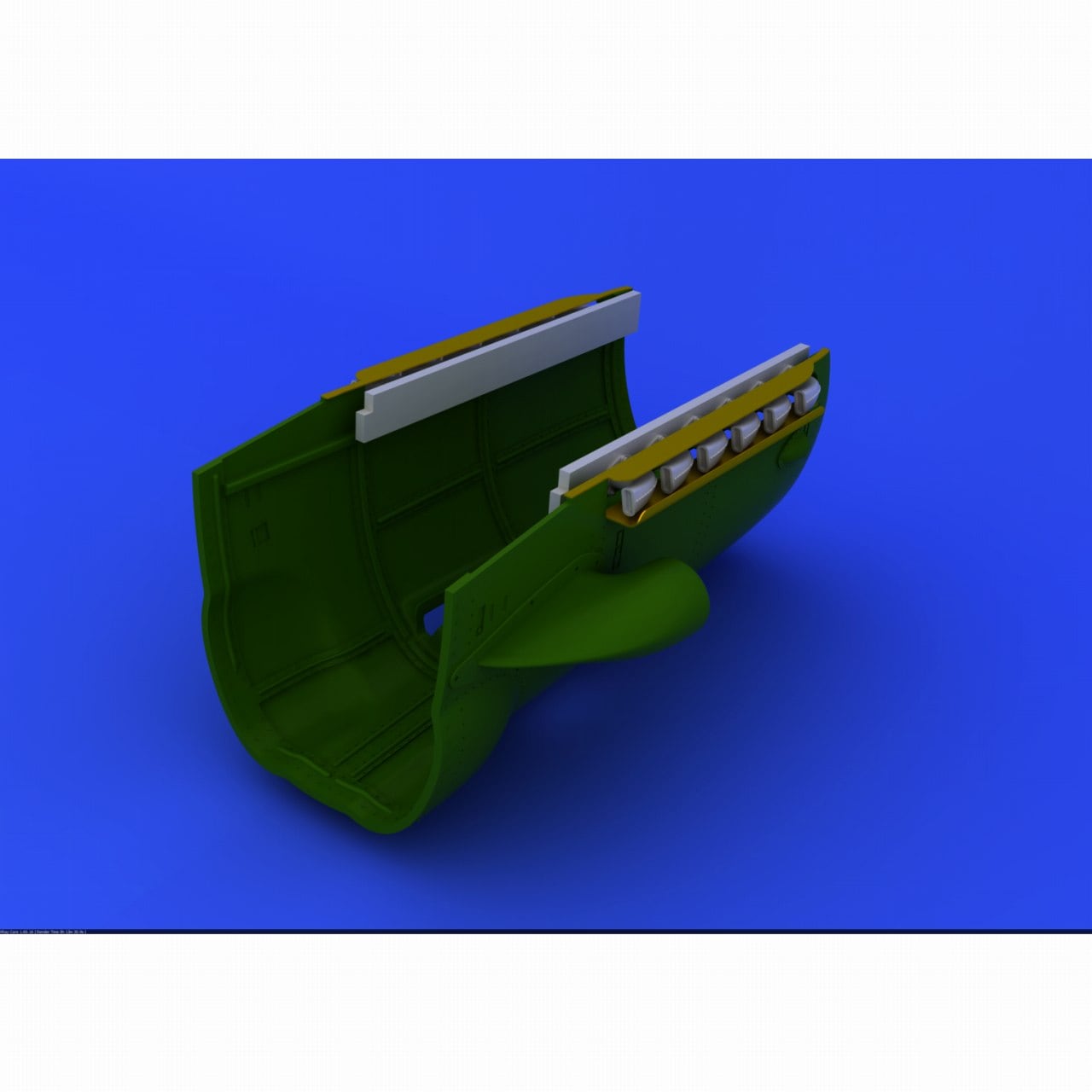 ブラッシン632184 1/32 Bf109G-2/4 排気管 (レベル用)|飛行機用パーツ|飛行機