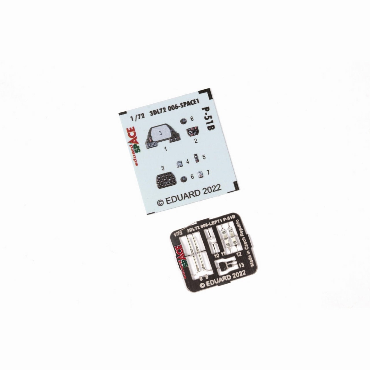 3DL72006 1/72 P-51B �����ڡ���������3D�ǥ�����w/���å��󥰥ѡ��ĥ��å� (����ޥۥӡ���)