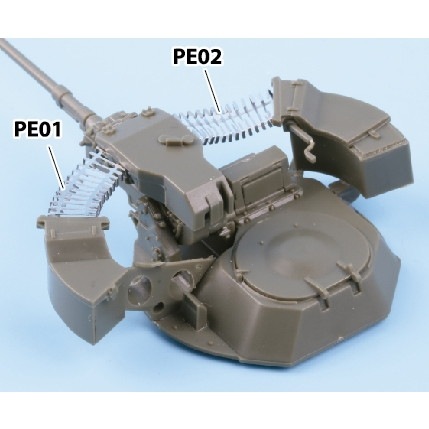 AG35059 ヴィーゼル1A1/A3 Mk.20 弾薬用フィードシュート エッチングパーツ|AFV用パーツ|AFV