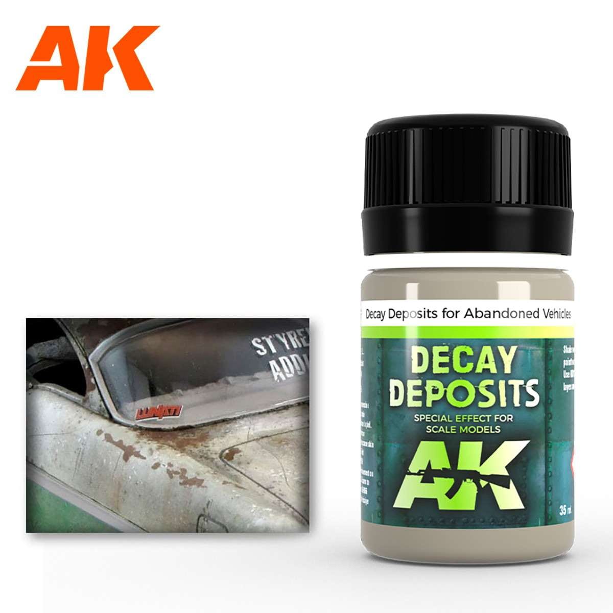 AK675 放棄車両用ディケイデポジットカラー(朽ちた汚れ)|塗料|ツール＆マテリアル