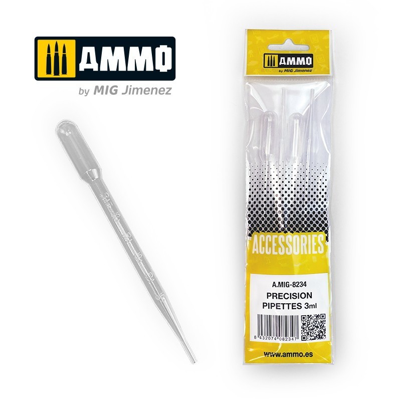 A.MIG-8234 ピペット Lサイズ (3ml≒0.1oz) 4本入り|工具|ツール＆マテリアル