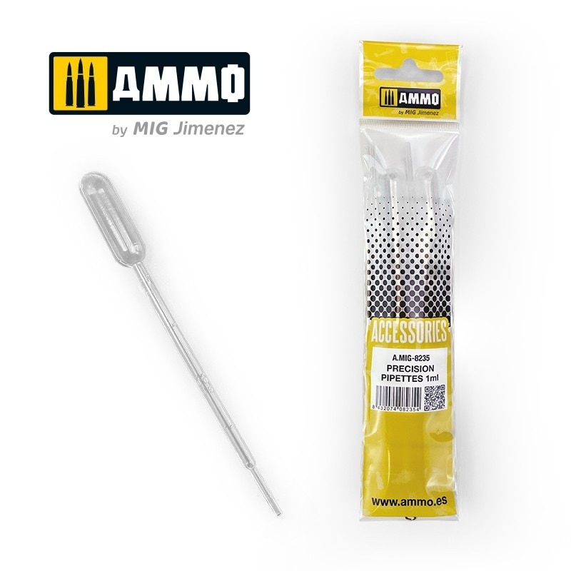 A.MIG-8235 ピペット Sサイズ (1ml≒0.03oz) 4本入り|工具|ツール＆マテリアル