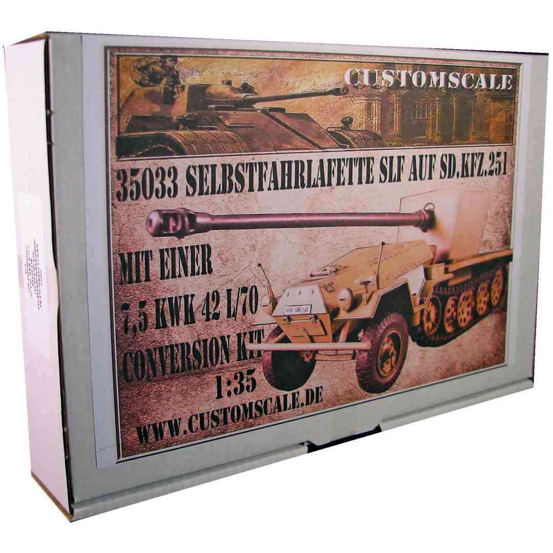 35033 1/35 ドイツ Sd.Kfz.251 7.5cm KwK 42 L/70搭載型コンバージョンセット|第二次大戦のAFVモデル|AFV