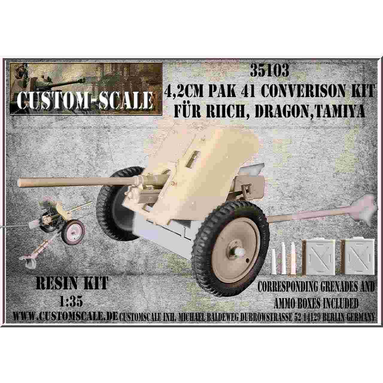 35103 1/35 ドイツ 4.2cm Pak41 コンバージョンセット|第二次大戦のAFVモデル|AFV