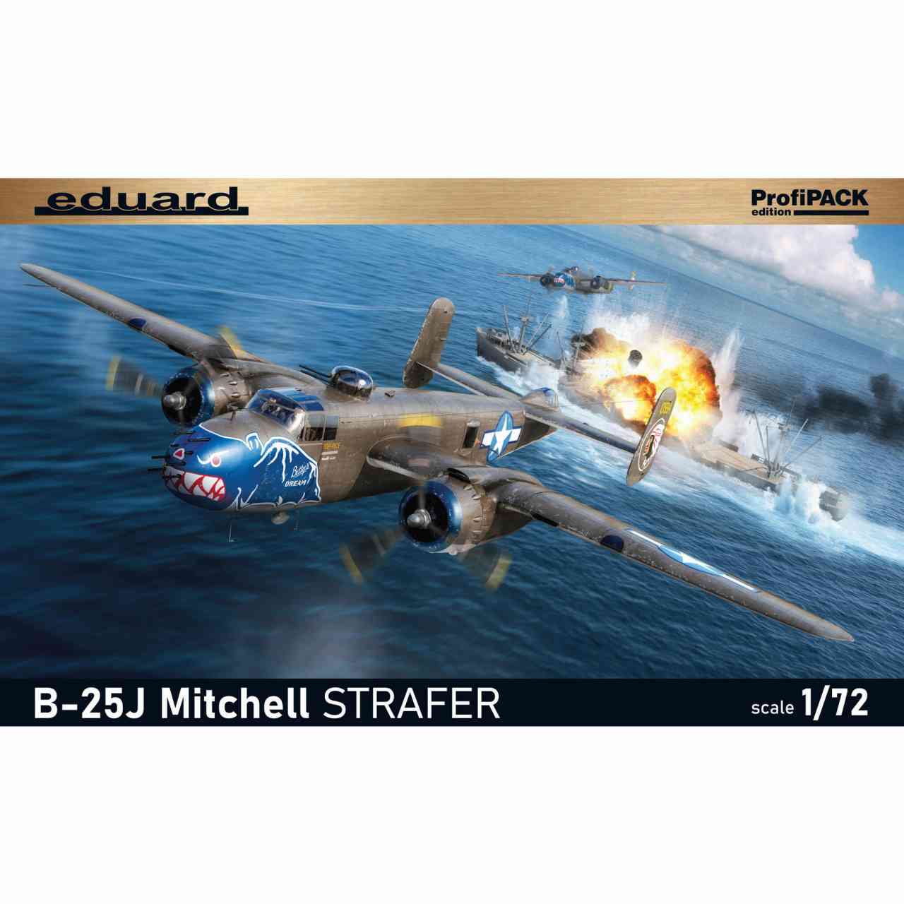 7012 1/72 B-25J ミッチェル ｢ストレーファー｣ プロフィパック