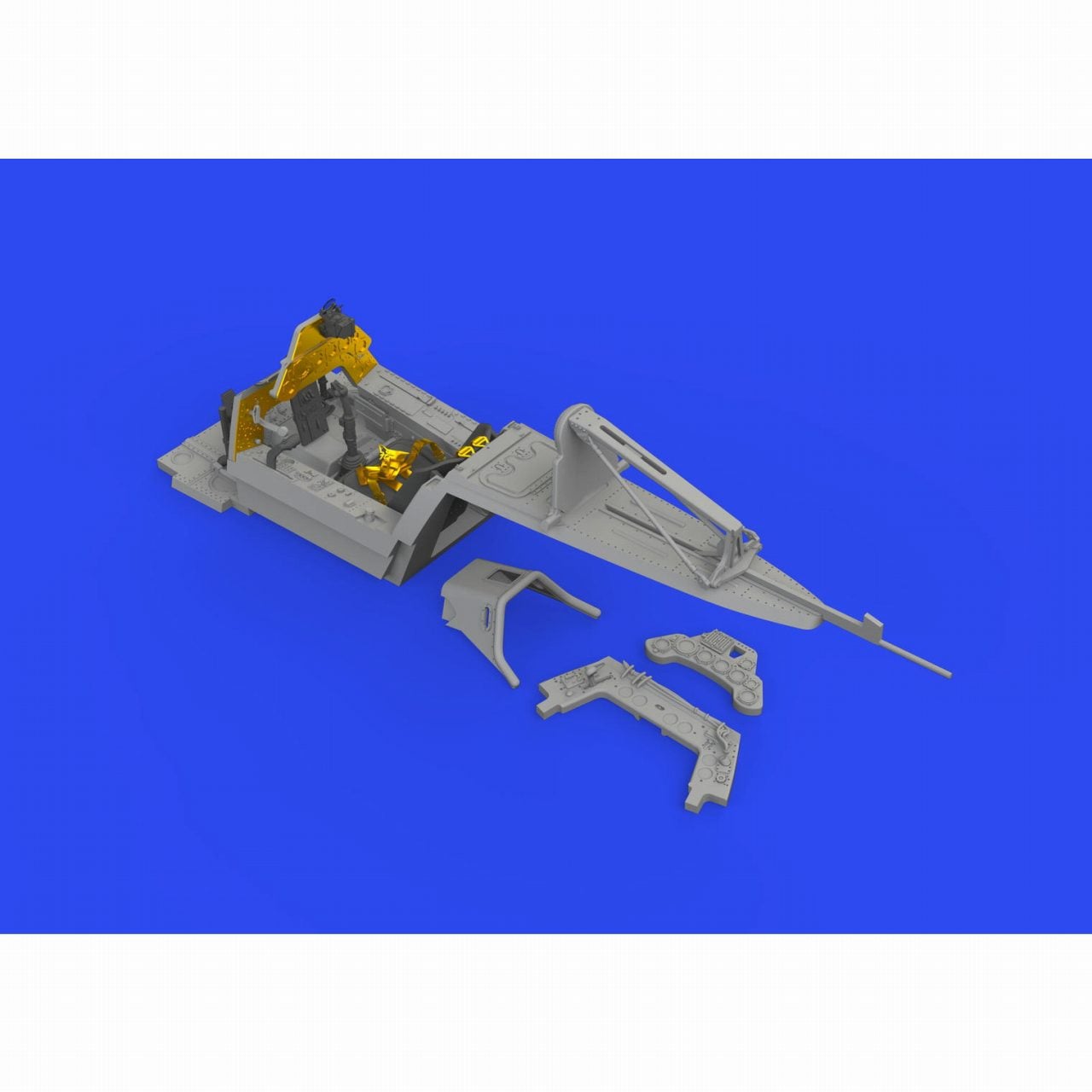 ブラッシン648785 1/48 Fw190A-8 コクピット (エデュアルド用)|飛行機用パーツ|飛行機