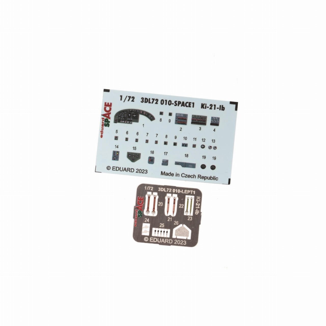 【再入荷】3DL72010 1/72 Ki-21-Ib 九七式重爆撃機 「スペース」内装3Dデカール w/エッチングパーツセット (ICM用)|飛行機用デカール|飛行機