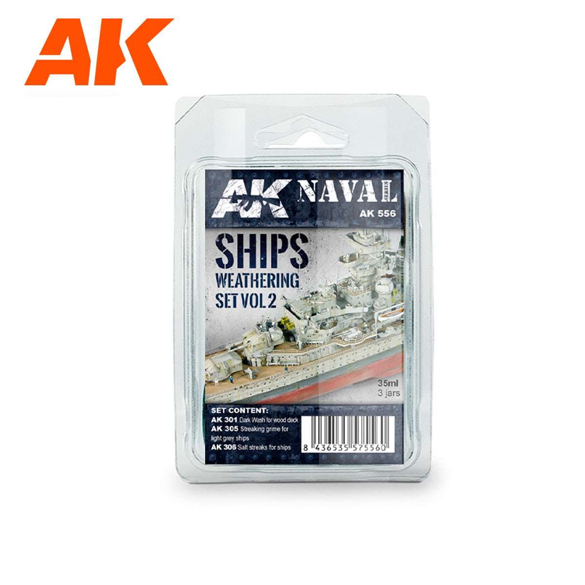 AK556 艦船用ウェザリングセット 2|塗料|ツール＆マテリアル