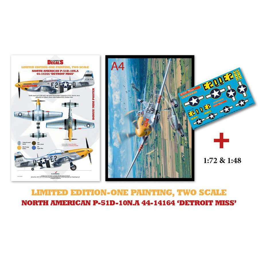 D72482)�Ρ�������ꥫ�� P-51D-10N �ޥ����� 1/72&1/48�ǥ�����