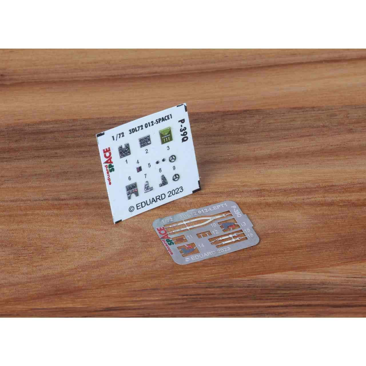 【再入荷】3DL72012 1/72 P-39Q エアラコブラ 「スペース」内装3Dデカールw/エッチングパーツセット (アルマホビー用)|飛行機用デカール|飛行機