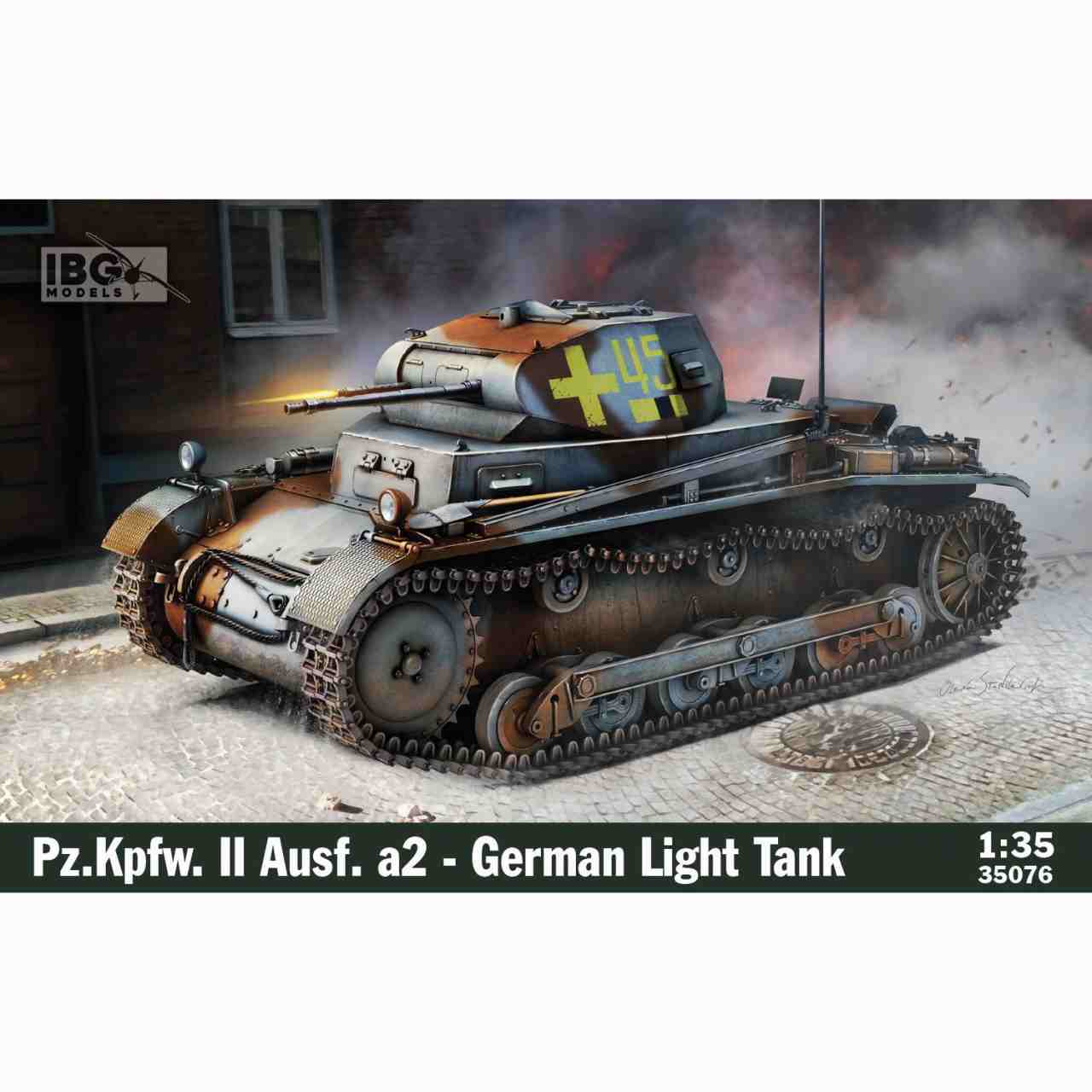 35076 独 II号戦車a2型 砲塔インテリア付|第二次大戦のAFVモデル|AFV