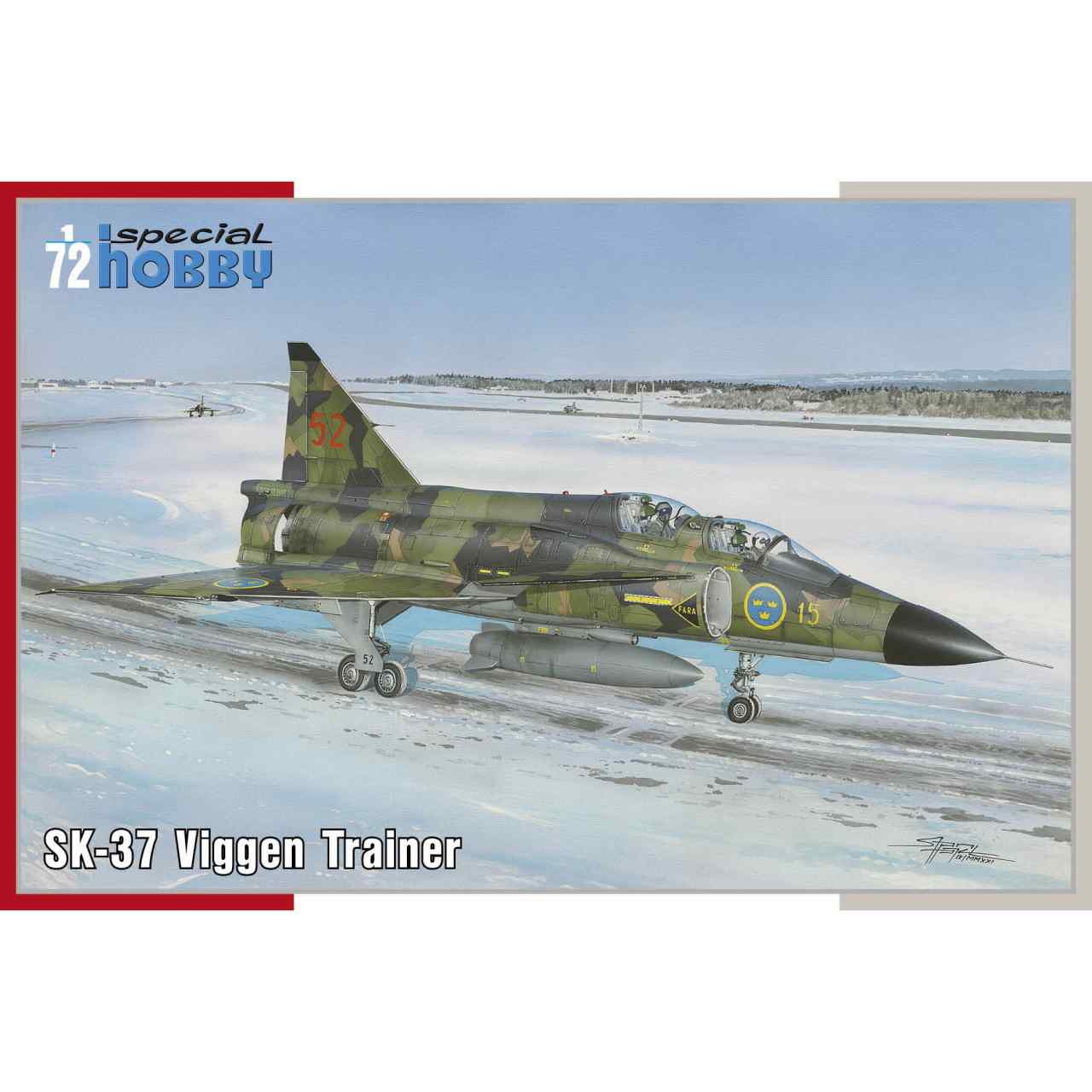 72381 1/72 SK-37 ビゲン 複座型練習機|大戦後の飛行機モデル|飛行機