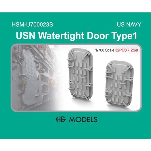 【再入荷】HSM-U700023S 1/700 米海軍 水密扉 タイプ1|艦船用パーツ|艦船