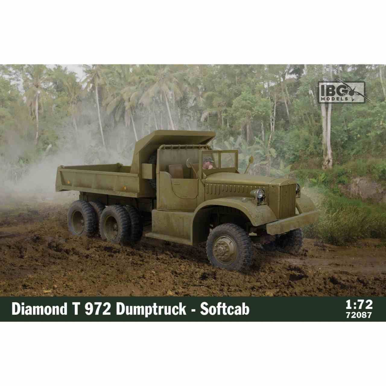 72087 米 ダイヤモンド T972 ダンプトラック ソフトキャブ | IBGモデル